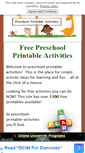 Mobile Screenshot of preschool-printable-activities.com